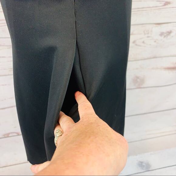 By & By little black dress scalloped edges scuba - Picture 6 of 9